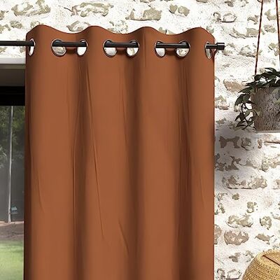 Soleil d'Ocre BOHEME terra - Tkanina z mikrofibry prana Soleil d'Ocre BOHEME terra - Tkanina z mikrofibry prana
