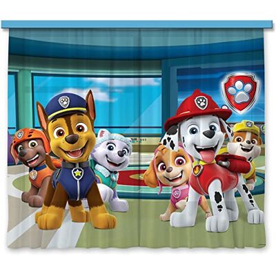 AG Design Paw Patrol Station, zasłony do pokoju dziecięcego, 2 części, wielokolorowe, 180 x 160 cm AG Design Paw Patrol Station, zasłony do pokoju dziecięcego, 2 części, wielokolorowe, 180 x 160 cm