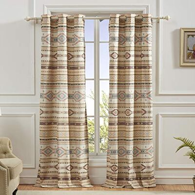 Greenland Home Fashions Barefoot Bungalow Para paneli zasłon Phoenix, 213 cm Greenland Home Fashions Barefoot Bungalow Para paneli zasłon Phoenix, 213 cm