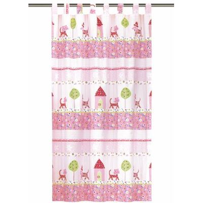 Albani Szal z 8 szlufkami/pies + kot/175x135 cm, malinowy Albani Szal z 8 szlufkami/pies + kot/175x135 cm, malinowy