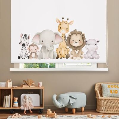 Blindecor Cyfrowy Roleta rzymska z przezroczystym nadrukiem Rodzina dzieci Model F-Sabana Baby 130 x 180 cm (szerokość na wysokość), rozmiar tkaniny 126 x 175 cm Rolety okienne Blindecor Cyfrowy Roleta rzymska z przezroczystym nadrukiem Rodzina dzieci Model F-Sabana Baby 130 x 180 cm (szerokość na wysokość), rozmiar tkaniny 126 x 175 cm Rolety okienne