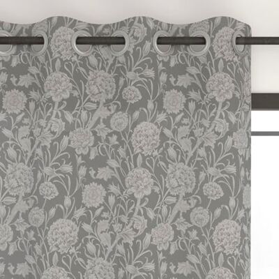 Soleil d'ocre , Zasłona z oczkami z nadrukiem poliestrowo-bawełnianym 135x250 cm Dahlia Soleil d'ocre , Zasłona z oczkami z nadrukiem poliestrowo-bawełnianym 135x250 cm Dahlia