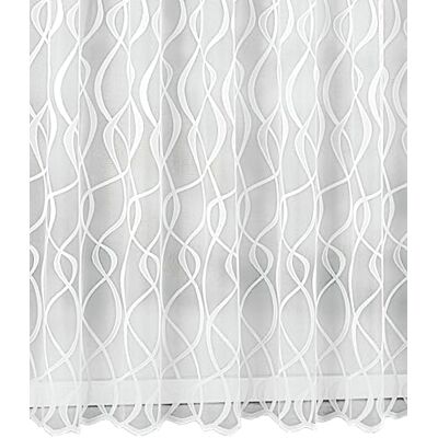 Gardinia Sehlbach Gotowa zasłona z taśmą marszczącą, Żakardowe fale, Biała, Zasłony 300 x 160 cm, Elegancki wygląd, Łatwe mocowanie, Ponadczasowy design, Dużo światła dziennego Gardinia Sehlbach Gotowa zasłona z taśmą marszczącą, Żakardowe fale, Biała, Zasłony 300 x 160 cm, Elegancki wygląd, Łatwe mocowanie, Ponadczasowy design, Dużo światła dziennego