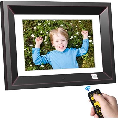 Kodak Cyfrowa ramka na zdjęcia 10,1 cala, elektroniczna ramka na zdjęcia Full IPS Automatyczna obrotowa konstrukcja Zdjęcia/Muzyka/odtwarzacz wideo/kalendarz/alarm z pilotem Kodak Cyfrowa ramka na zdjęcia 10,1 cala, elektroniczna ramka na zdjęcia Full IPS Automatyczna obrotowa konstrukcja Zdjęcia/Muzyka/odtwarzacz wideo/kalendarz/alarm z pilotem