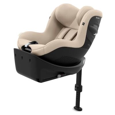 Cybex Gold Fotelik samochodowy dla dzieci Sirona Gi i-Size Comfort, Almond Beige Baza w zestawie, Od 3 miesięcy do 4 lat, Maks. 20 kg, 61–105 cm, Funkcja obracania w zakresie 360 stopni Cybex Gold Fotelik samochodowy dla dzieci Sirona Gi i-Size Comfort, Almond Beige Baza w zestawie, Od 3 miesięcy do 4 lat, Maks. 20 kg, 61–105 cm, Funkcja obracania w zakresie 360 stopni