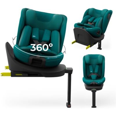 kk Kinderkraft Kinderkraft I-360 2 PRO, fotelik samochodowy i-Size 40–150 cm, obracany 360°, ISOFIX, tyłem i przodem, H-GUARD+, SPS+, EASY SPIN PRO, EASY GROW, od narodzin do 12 lat, Zielony kk Kinderkraft Kinderkraft I-360 2 PRO, fotelik samochodowy i-Size 40–150 cm, obracany 360°, ISOFIX, tyłem i przodem, H-GUARD+, SPS+, EASY SPIN PRO, EASY GROW, od narodzin do 12 lat, Zielony