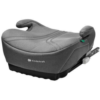 kk Kinderkraft Kinderkraf I-BOOST 2, Siedzisko samochodowe i-Size R129, dla dzieci 125–150 cm (ok. 6–12 lat), Lekkie 1,2 kg, Montaż na pas samochodowy, Miękkie siedzisko, Zdejmowany pokrowiec, Szary kk Kinderkraft Kinderkraf I-BOOST 2, Siedzisko samochodowe i-Size R129, dla dzieci 125–150 cm (ok. 6–12 lat), Lekkie 1,2 kg, Montaż na pas samochodowy, Miękkie siedzisko, Zdejmowany pokrowiec, Szary