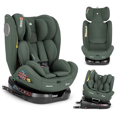 Kikka Boo KikkaBoo Fotelik Samochodowy i-Moove 2 i-Size, 40–150 cm, Obrót 360°, ISOFIX, Tyłem i Przodem do Jazdy, Regulowany Zagłówek, Funkcja Pochylania, Zielony Wojskowy Kikka Boo KikkaBoo Fotelik Samochodowy i-Moove 2 i-Size, 40–150 cm, Obrót 360°, ISOFIX, Tyłem i Przodem do Jazdy, Regulowany Zagłówek, Funkcja Pochylania, Zielony Wojskowy