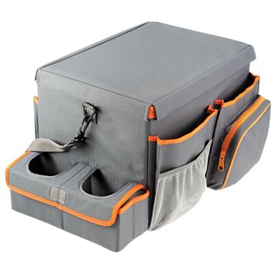 High Road CarHop Car Seat Organizer Back Seat Organizer for Kids or Front Seat Organizer for Drivers with Cup Holders, Tray Top, Side Pockets and Soft Cooler or Storage Compartment High Road CarHop Car Seat Organizer Back Seat Organizer for Kids or Front Seat Organizer for Drivers with Cup Holders, Tray Top, Side Pockets and Soft Cooler or Storage Compartment