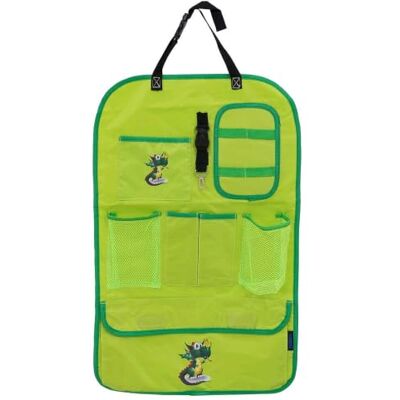 Petex 44150113 organizer na tylne siedzenie, ok. 41 x 64 cm, z logo, zielony Petex 44150113 organizer na tylne siedzenie, ok. 41 x 64 cm, z logo, zielony