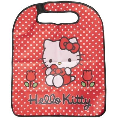 Tataway Hello Kitty Uniwersalny fotelik samochodowy Oparcie oparcia zmywalna poszewka dziecięca z PVC z regulowanymi kieszeniami i haczykami Tataway Hello Kitty Uniwersalny fotelik samochodowy Oparcie oparcia zmywalna poszewka dziecięca z PVC z regulowanymi kieszeniami i haczykami