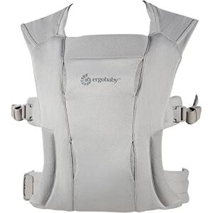 Ergobaby Embrace Soft Air Mesh nosidełko ergonomiczne dla noworodków od urodzenia, 2-pozycyjne nosidełko tylne, Soft Grey Ergobaby Embrace Soft Air Mesh nosidełko ergonomiczne dla noworodków od urodzenia, 2-pozycyjne nosidełko tylne, Soft Grey