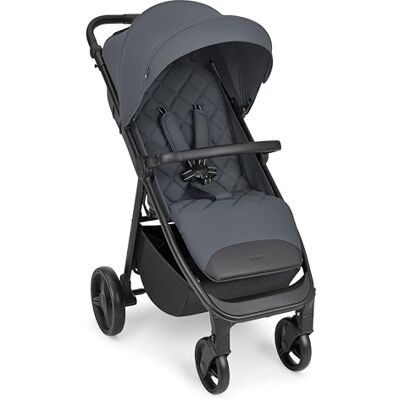 Kikka Boo Wózek dziecięcy KikkaBoo URBAN, lekki wózek od urodzenia do 22 kg, kompaktowe składanie, koła EVA z zawieszeniem, regulowana kierownica, ciemnoszary Kikka Boo Wózek dziecięcy KikkaBoo URBAN, lekki wózek od urodzenia do 22 kg, kompaktowe składanie, koła EVA z zawieszeniem, regulowana kierownica, ciemnoszary