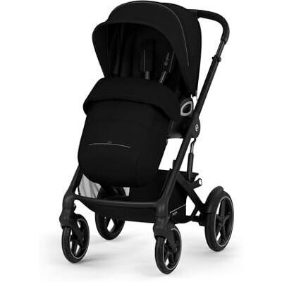 Cybex Gold TALOS S LUX Wózek dziecięcy, Od urodzenia do 22 kg (ok. 4 lata), Z zawieszeniem terenowym, regulowanym uchwytem i ergonomiczną pozycją leżącą, Moon Black Cybex Gold TALOS S LUX Wózek dziecięcy, Od urodzenia do 22 kg (ok. 4 lata), Z zawieszeniem terenowym, regulowanym uchwytem i ergonomiczną pozycją leżącą, Moon Black