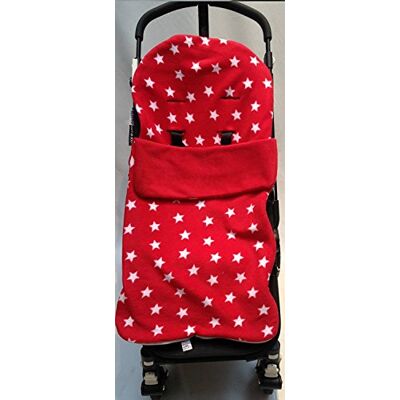 For Your Little One Przytulny podnóżek/przytulne palce kompatybilne z Quinny Buggy Buzz Zapp Extra Moodd Pram Red Star For Your Little One Przytulny podnóżek/przytulne palce kompatybilne z Quinny Buggy Buzz Zapp Extra Moodd Pram Red Star