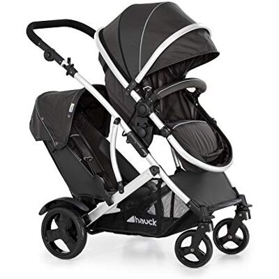 Hauck H-50011 Podwójny Wózek, Czarny, Do 15 kg Hauck H-50011 Podwójny Wózek, Czarny, Do 15 kg