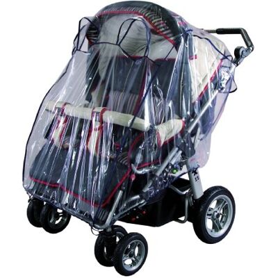 Sunnybaby 10492 uniwersalna osłona przeciwdeszczowa, ochrona przed deszczem do wózka marki ZWILLINGS z dachem i samochodem sportowym ZWILLINGS z dwoma okienkami stykowymi dla optymalnej cyrkulacji Sunnybaby 10492 uniwersalna osłona przeciwdeszczowa, ochrona przed deszczem do wózka marki ZWILLINGS z dachem i samochodem sportowym ZWILLINGS z dwoma okienkami stykowymi dla optymalnej cyrkulacji