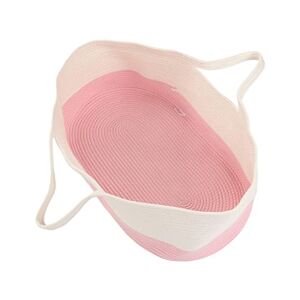 LJCM Kosz do spania dla niemowląt, składany, wodoszczelny, bezpieczny pokrowiec na materac do pokoju dziecięcego (kolor różowy)