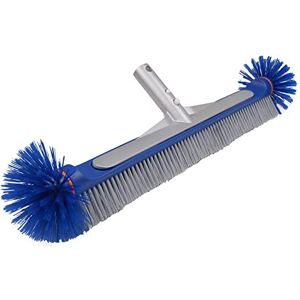 Poolvio Profesjonalna szczotka do czyszczenia basenu podłogowego i ściennego 44,5 cm z wytrzymałym nylonowym włosiem około 360 stopni, aluminiowy uchwyt EZ Clip łatwe zamiatanie ze ścian, podłóg, Poolvio Profesjonalna szczotka do czyszczenia basenu podłogowego i ściennego 44,5 cm z wytrzymałym nylonowym włosiem około 360 stopni, aluminiowy uchwyt EZ Clip łatwe zamiatanie ze ścian, podłóg,