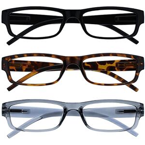 The Reading Glasses Company Czarny Brązowy Szary Lekki Wygodny Okulary do Czytania - Reading Glasses The Reading Glasses Company Czarny Brązowy Szary Lekki Wygodny Okulary do Czytania - Reading Glasses