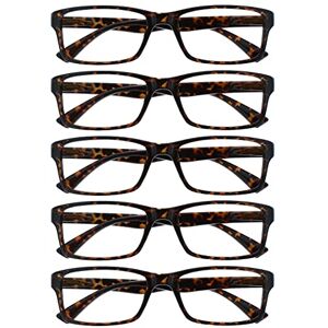 Opulize Brązowa żółwica okulary do czytania - Unisex - +2,00 Opulize Brązowa żółwica okulary do czytania - Unisex - +2,00