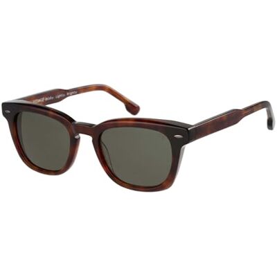 Botaniq Okrągłe okulary octanowe w kolorze brązowym dla mężczyzn, opcjonalnie z ostrością widzenia (model BIS-7046-122) Botaniq Okrągłe okulary octanowe w kolorze brązowym dla mężczyzn, opcjonalnie z ostrością widzenia (model BIS-7046-122)