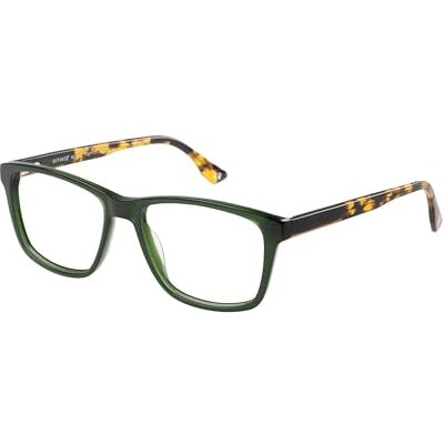 BIO-1126-107 BOTANIQ Men's Optical Prescription Eyewear Frames, zielone, 54, zielony, 54 BIO-1126-107 BOTANIQ Men's Optical Prescription Eyewear Frames, zielone, 54, zielony, 54