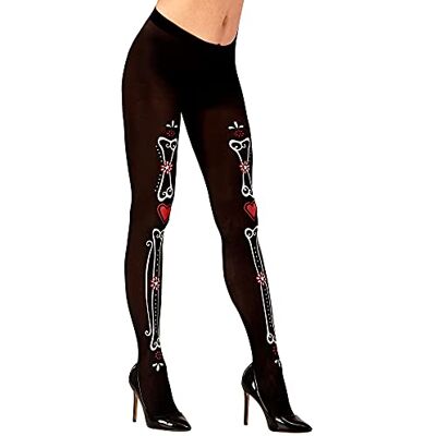 W WIDMANN MILANO Party Fashion rajstopy Dia de los Muertos W WIDMANN MILANO Party Fashion rajstopy Dia de los Muertos