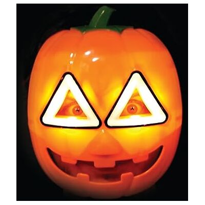 Rubie's RUBIES Oficjalny dodatek do przebrania dla dorosłych HALLOWEEN świecąca i dźwiękowa maska dyniowa jeden rozmiar baterie w zestawie do kostiumu na Halloween, kobiet i mężczyzn Rubie's RUBIES Oficjalny dodatek do przebrania dla dorosłych HALLOWEEN świecąca i dźwiękowa maska dyniowa jeden rozmiar baterie w zestawie do kostiumu na Halloween, kobiet i mężczyzn