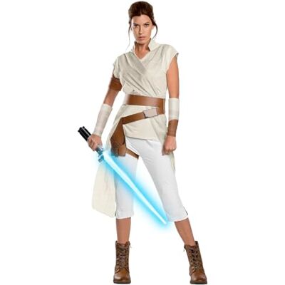 Rubie's Official Disney Star Wars Ep 9, kostium Rey Deluxe dla dorosłych, wielokolorowy, M Rubie's Official Disney Star Wars Ep 9, kostium Rey Deluxe dla dorosłych, wielokolorowy, M