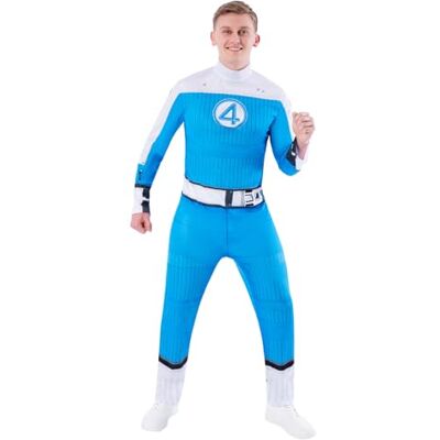 Rubie's Rubies Oficjalny kostium dla dorosłych Fantastic Four Human Torch, rozmiar M Rubie's Rubies Oficjalny kostium dla dorosłych Fantastic Four Human Torch, rozmiar M