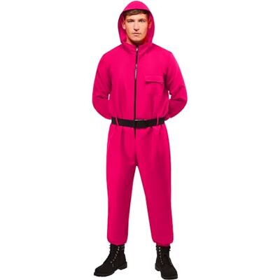 Rubie's Rubies Oficjalny Netflix Squid Game Straż Kostium dla dorosłych Rozmiar S Rubie's Rubies Oficjalny Netflix Squid Game Straż Kostium dla dorosłych Rozmiar S