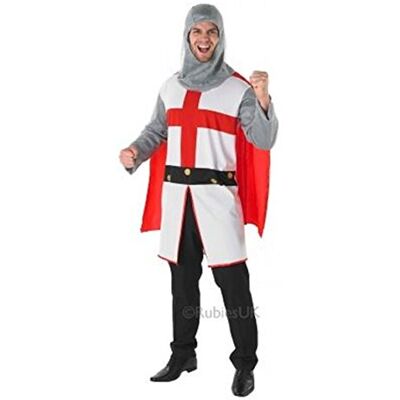 Rubie's Official St George Knight, kostium dla dorosłych rozmiar standardowy Rubie's Official St George Knight, kostium dla dorosłych rozmiar standardowy