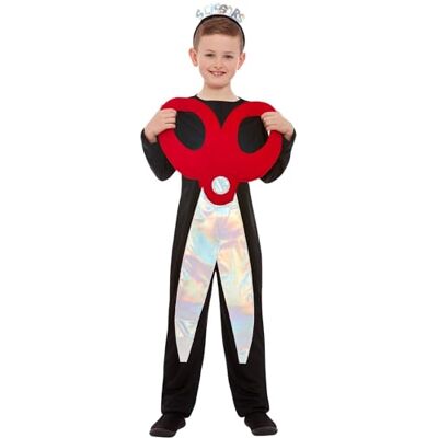 Smiffys Scissors Costume, Black & Red, Tunic & Headband, (M) Smiffys Scissors Costume, Black & Red, Tunic & Headband, (M)
