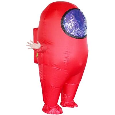 MXoSUM Nadmuchiwany kostium dla dorosłych zabawny kostium na Halloween skafander kosmiczny kostium astronauty figurki dla dorosłych fanów gier MXoSUM Nadmuchiwany kostium dla dorosłych zabawny kostium na Halloween skafander kosmiczny kostium astronauty figurki dla dorosłych fanów gier