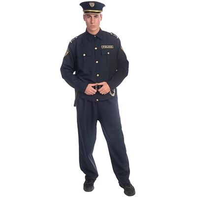 Dress Up America Zestaw kostiumów policjanta dla dorosłych Dress Up America Zestaw kostiumów policjanta dla dorosłych