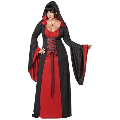 California Costumes Kostiumy dla dorosłych Kobiety Szlafrok z kapturem Deluxe California Costumes Kostiumy dla dorosłych Kobiety Szlafrok z kapturem Deluxe