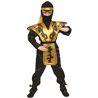 Dress Up America zestaw kostiumów dla dzieci Chłopcy Deluxe Ninja dziecięcy zestaw kostiumowy Dress Up America zestaw kostiumów dla dzieci Chłopcy Deluxe Ninja dziecięcy zestaw kostiumowy