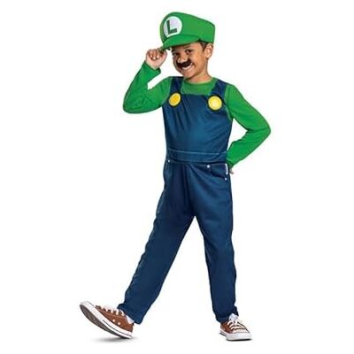 LIRAGRAM Kostium dla dorosłych Nintendo Super Mario: Luigi Podniesiony Fancy rozmiar XS/S, wielokolorowy (1) LIRAGRAM Kostium dla dorosłych Nintendo Super Mario: Luigi Podniesiony Fancy rozmiar XS/S, wielokolorowy (1)
