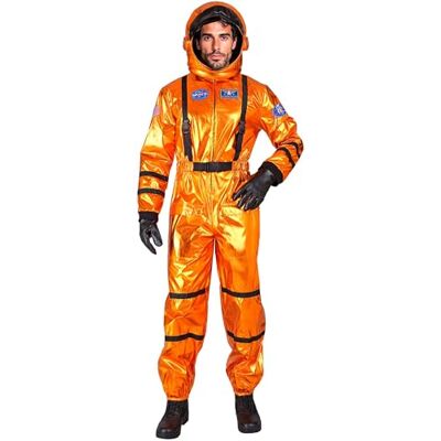 W WIDMANN MILANO Party Fashion – kostium astronauty dla mężczyzn, kombinezon kosmiczny z hełmem, kombinezon kosmiczny, astronauta, kostiumy karnawałowe W WIDMANN MILANO Party Fashion – kostium astronauty dla mężczyzn, kombinezon kosmiczny z hełmem, kombinezon kosmiczny, astronauta, kostiumy karnawałowe