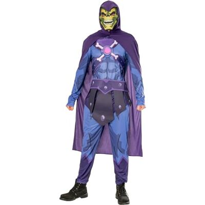 Rubie's 301638XL He-Man Skeletor Deluxe kostium dla dorosłych fantazyjna sukienka, męska, wielokolorowa, XL Rubie's 301638XL He-Man Skeletor Deluxe kostium dla dorosłych fantazyjna sukienka, męska, wielokolorowa, XL