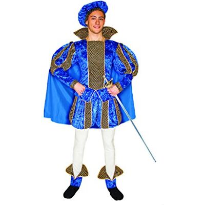 Ciao 16422 Książę jasnoniebieska, rozmiar L, niebieski/złoty/biały L Blu/Oro/Bianco Ciao 16422 Książę jasnoniebieska, rozmiar L, niebieski/złoty/biały L Blu/Oro/Bianco