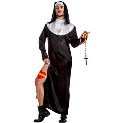 Boland Kostium zakonnicy dla mężczyzn, 3-częściowy, fantazyjny kostium na imprezy tematyczne, Halloween lub karnawał, He-Nun Boland Kostium zakonnicy dla mężczyzn, 3-częściowy, fantazyjny kostium na imprezy tematyczne, Halloween lub karnawał, He-Nun