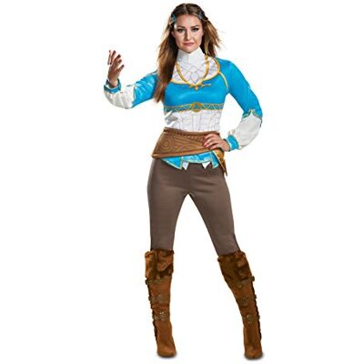 Disguise Przebranie 67753N Zelda Breath of the Wild Kostium dla dorosłych Rozmiar, Multi, S Disguise Przebranie 67753N Zelda Breath of the Wild Kostium dla dorosłych Rozmiar, Multi, S