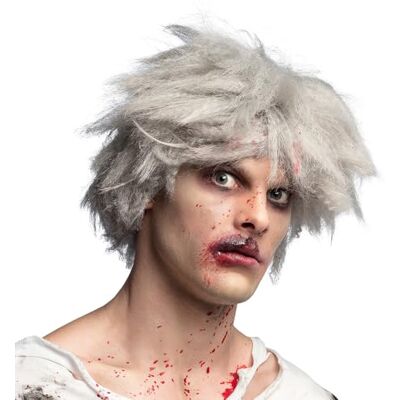 Boland 85611 Peruka Zombie wykonana z syntetycznych włosów, dodatek na Halloween, kostiumy, karnawał, imprezę tematyczną Boland 85611 Peruka Zombie wykonana z syntetycznych włosów, dodatek na Halloween, kostiumy, karnawał, imprezę tematyczną