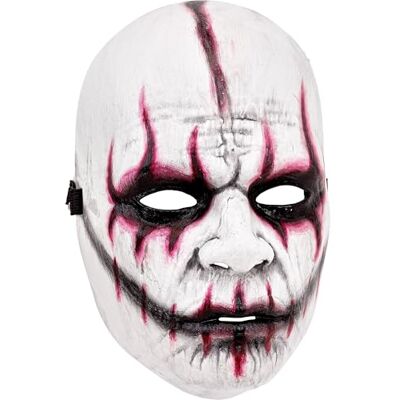W WIDMANN MILANO Party Fashion maska dla dorosłych, maska na twarz Killer Clown, akcesoria na Halloween, karnawał W WIDMANN MILANO Party Fashion maska dla dorosłych, maska na twarz Killer Clown, akcesoria na Halloween, karnawał