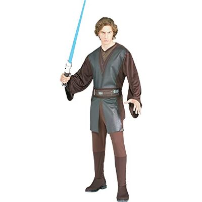 Rubie's 16818 oficjalny kostium Star Wars Anakin Skywalker, dla dorosłych, standardowy, STD, czarny Rubie's 16818 oficjalny kostium Star Wars Anakin Skywalker, dla dorosłych, standardowy, STD, czarny