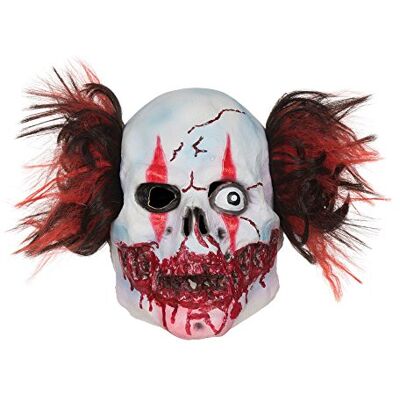Bristol Novelty Maska BM483 Clown Maska, wielokolorowa, rozmiar uniwersalny Bristol Novelty Maska BM483 Clown Maska, wielokolorowa, rozmiar uniwersalny