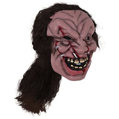 Bristol Novelty BM527 maska zombie, wielokolorowa, jeden rozmiar Bristol Novelty BM527 maska zombie, wielokolorowa, jeden rozmiar