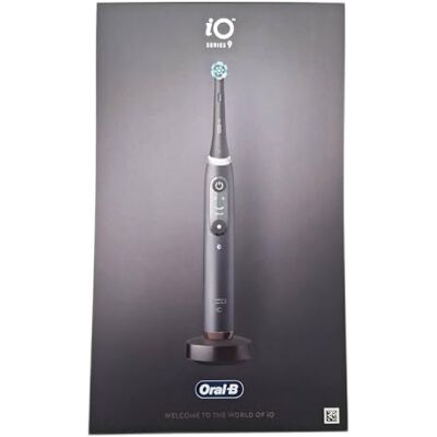 Oral-B Elektryczna szczoteczka do zębów IO 9, czarna, 3 x wymienne głowice, 1 x torba podróżna z ładowarką + 1 pasta do zębów Pro Expert Oral-B Elektryczna szczoteczka do zębów IO 9, czarna, 3 x wymienne głowice, 1 x torba podróżna z ładowarką + 1 pasta do zębów Pro Expert